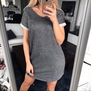 ☁️ ANTISTAR GREY SHORT SLEEVE DRESS ☁️